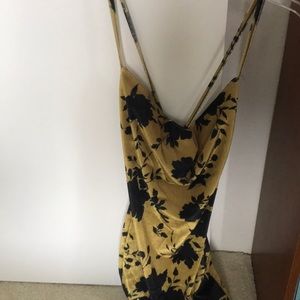 Misguided velvet mini dress